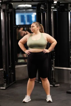 Active shape midi biker shorts - Black*Careless Discount