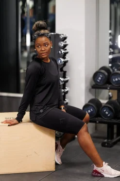 Active shape midi biker shorts - Black*Careless Discount