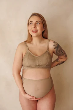 Ada High Waist - Silver Mink*Careless Clearance