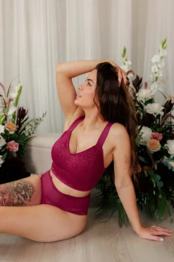 Aline Flower Big Cup BH -*Careless Sale