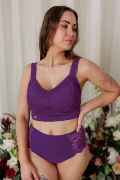 Aline Flower Big Cup BH -*Careless Online