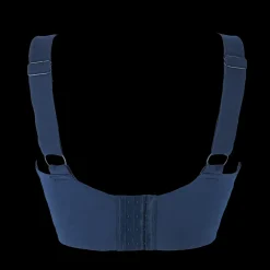 Aline Flower Big Cup BH - Mørk blå*Careless Fashion