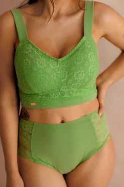 Aline Flower Bra Big Cup -*Careless Sale