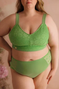 Aline Flower Bra Big Cup -*Careless Sale