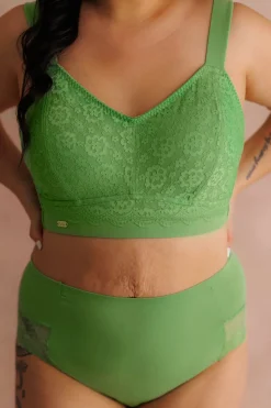 Aline Flower Bra Big Cup -*Careless Sale