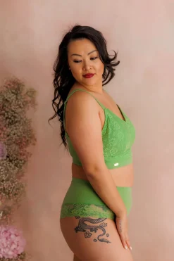 Aline Flower Bra Big Cup -*Careless Sale