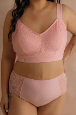 Aline Flower Bra Big Cup -*Careless Sale