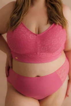 Aline Flower Bra Big Cup -*Careless Discount