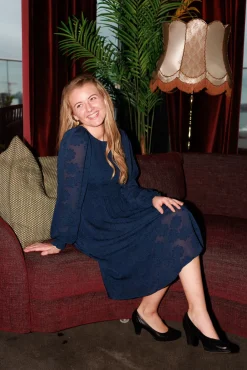 Anna Chiffon kjole -*Careless Fashion