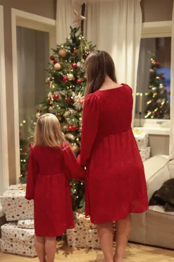 Anna Chiffon kjole barn -*Careless Fashion