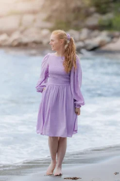 Anna Solid kjole -*Careless Fashion