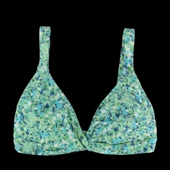 Bali bikinitopp - Pastellgrønn - Flower Paint*Careless Clearance