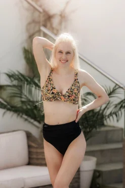 Bali bikinitopp - Svart - Flowerpower*Careless Best