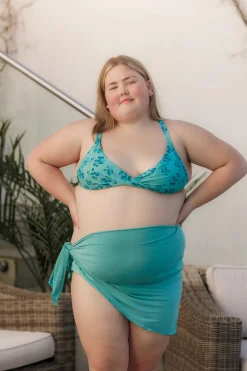 Bali bikinitopp - Turkis - Blossom*Careless Hot