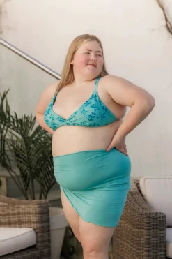 Bali bikinitopp - Turkis - Blossom*Careless Hot