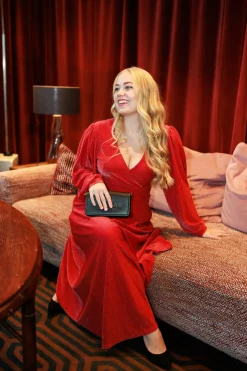 Belle Glitter maxikjole -*Careless Online