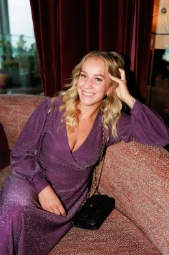 Belle Glitter maxikjole -*Careless New