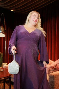 Belle Glitter maxikjole -*Careless New