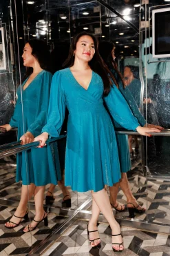 Belle Glitterkjole -*Careless Online