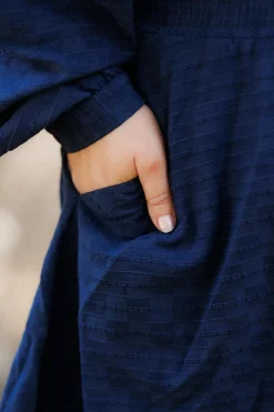 Belle Kjole - Marineblå*Careless Discount