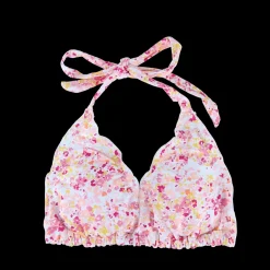 Cuba Ruffles bikinitopp - Lyserosa - Flower Paint*Careless New