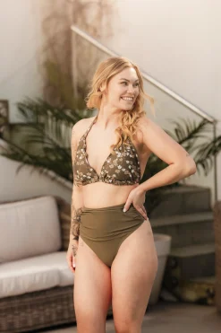 Cuba Ruffles bikinitopp - Grønn - Buttercups*Careless Best