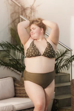 Cuba Ruffles bikinitopp - Grønn - Lilly*Careless Discount