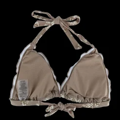 Cuba Ruffles bikinitopp - Mørk beige - Blossom*Careless Online