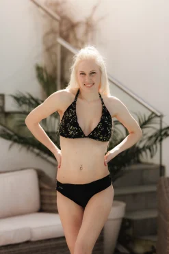 Cuba Ruffles bikinitopp - Svart - Snowdrop*Careless Discount