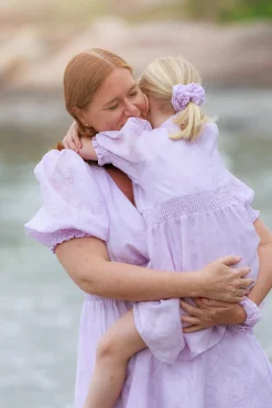 Flower Scrunchie 2pk -*Careless Discount