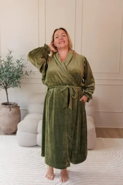 Fluffy Morgenkåpe -*Careless Outlet