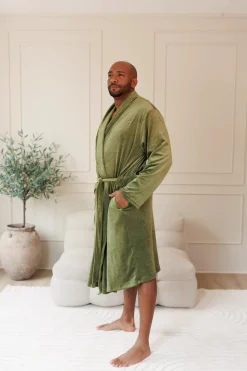 Fluffy Morgenkåpe mann -*Careless Sale