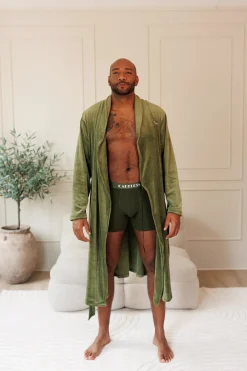 Fluffy Morgenkåpe mann -*Careless Sale