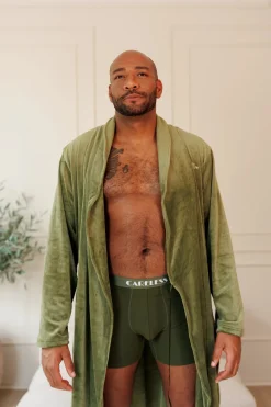 Fluffy Morgenkåpe mann -*Careless Sale