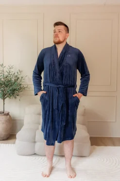 Fluffy Morgenkåpe mann -*Careless Outlet