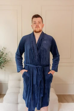 Fluffy Morgenkåpe mann -*Careless Outlet