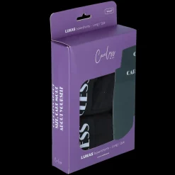 Lukas Boksershorts long 2 pk - Svart/svart*Careless Clearance