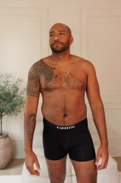 Lukas Boksershorts long 2 pk - Svart/svart*Careless Clearance