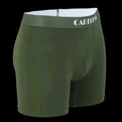 Lukas Boksershorts long 2 pk - Mørk grønn/mørk blå*Careless Fashion