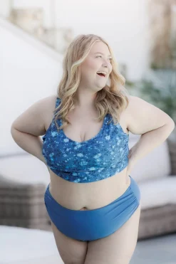 Miami bikinitopp - Mørkeblå - Pansy*Careless Sale