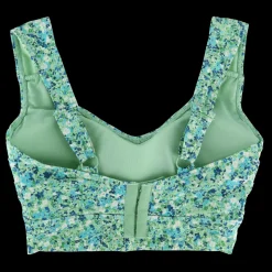 Miami bikinitopp - Pastellgrønn - Flower paint*Careless Discount