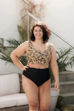 Miami bikinitopp - Svart - Flowerpower*Careless New