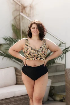 Miami bikinitopp - Svart - Flowerpower*Careless New
