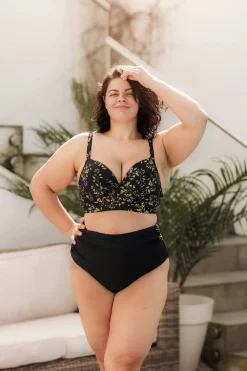 Mid Waist bikinitruse - Svart*Careless Best