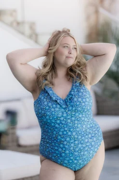 Milano Badedrakt - Mørkeblå - Daisy*Careless New