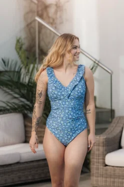 Milano Badedrakt - Mørkeblå - Daisy*Careless New