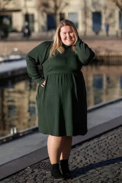 Rib kjole -*Careless Fashion