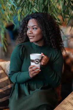 Rib kjole -*Careless Fashion