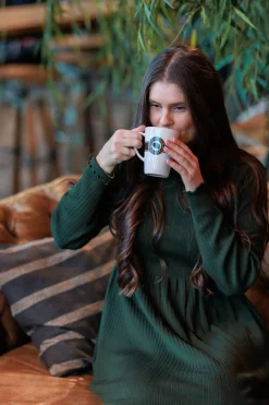 Rib kjole -*Careless Fashion