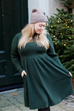 Rib kjole -*Careless Fashion